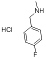 (4-FLUORO-BENZYL)-METHYLAMINE HCL Struktur