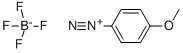 4-METHOXYBENZENEDIAZONIUM TETRAFLUOROBORATE Structure