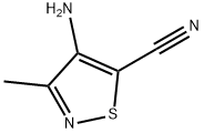 4-Amino-3-methyl-isothiazole-5-carbonitrile Struktur