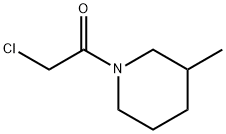 2-CHLORO-1-(3-METHYL-PIPERIDIN-1-YL)-ETHANONE Struktur