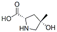 L-Proline, 4-hydroxy-4-methyl-, (4S)- (9CI) Struktur