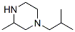 Piperazine, 3-methyl-1-(2-methylpropyl)- (9CI) Struktur