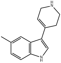 5-METHYL-3-(1,2,3,6-TETRAHYDRO-PYRIDIN-4-YL)-1H-INDOLE Struktur