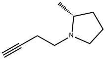 (2R)-1-BUT-3-YN-1-YL-2-METHYLPYRROLIDINE Struktur