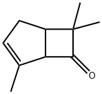 2,6,6-Trimethylbicyclo[3.2.0]hepta-2-ene-7-one Struktur