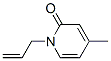 2(1H)-Pyridinone, 4-methyl-1-(2-propenyl)- (9CI) Struktur