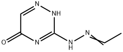 Acetaldehyde, (2,5-dihydro-5-oxo-1,2,4-triazin-3-yl)hydrazone (9CI) Struktur