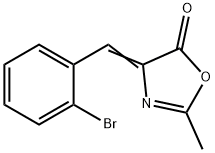 5(4H)-Oxazolone, 4-[(2-broMophenyl)Methylene]-2-Methyl- Struktur