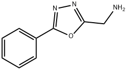 C-(5-PHENYL-[1,3,4]OXADIAZOL-2-YL)-METHYLAMINE Struktur