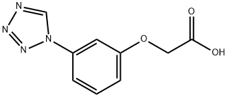 (3-(1H-TETRAZOL-1-YL)PHENOXY)ACETIC ACID Struktur