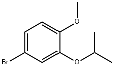 4-BROMO-2-ISOPROPOXY-1-METHOXYBENZENE Struktur