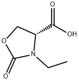 4-Oxazolidinecarboxylicacid,3-ethyl-2-oxo-,(4R)-(9CI) Struktur