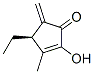 2-Cyclopenten-1-one,4-ethyl-2-hydroxy-3-methyl-5-methylene-,(4R)-(9CI) Struktur