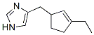 1H-Imidazole,  4-[(3-ethyl-2-cyclopenten-1-yl)methyl]-  (9CI) Struktur