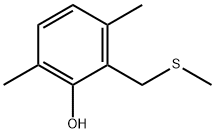 2,5-DIMETHYL-6-(METHYLTHIOMETHYL)PHENOL Struktur