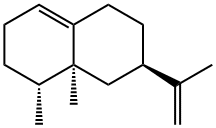 (1R)-1α,8aα-ジメチル-7β-イソプロペニル-1,2,3,5,6,7,8,8a-オクタヒドロナフタレン 化學(xué)構(gòu)造式