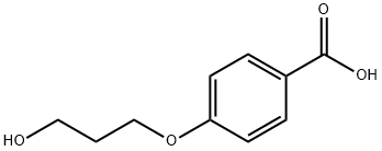 4-(3-Hydroxypropoxy)benzoic acid Struktur