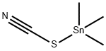 Trimethyl(thiocyanato)stannane Struktur