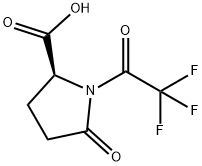 5-oxo-1-(trifluoroacetyl)-L-proline Struktur