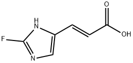 2-Propenoicacid,3-(2-fluoro-1H-imidazol-4-yl)-,(2E)-(9CI) Struktur