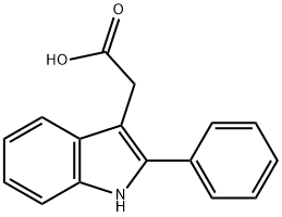 (2-PHENYL-1H-INDOL-3-YL)ACETIC ACID Struktur