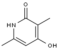 2(1H)-PYRIDINONE, 4-HYDROXY-3,6-DIMETHYL- Struktur