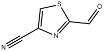 4-Thiazolecarbonitrile,  2-formyl- Struktur