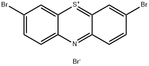 3 7-DIBROMOPHENOTHIAZIN-5-IUM BROMIDE Struktur