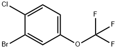 2-BROMO-1-CHLORO-4-(TRIFLUOROMETHOXY)BENZENE Struktur