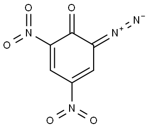 Diazodinitrophenol Struktur