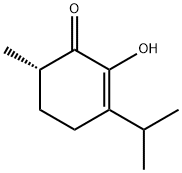 2-Cyclohexen-1-one,2-hydroxy-6-methyl-3-(1-methylethyl)-,(6S)-(9CI) Struktur