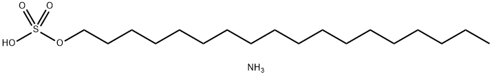 ammonium octadecyl sulphate Struktur