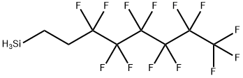 (TRIDECAFLUORO-1,1,2,2-TETRAHYDROOCTYL)SILANE Struktur