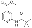 2-(2,2-DIMETHYL-PROPIONYLAMINO)-ISONICOTINIC ACID METHYL ESTER Struktur