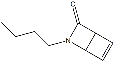 2-Azabicyclo[2.2.0]hex-5-en-3-one,2-butyl-,(-)-(9CI) Struktur