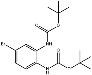 (4-溴-1,2-亞苯基)二氨基甲酸二叔丁酯, 471239-60-8, 結(jié)構(gòu)式