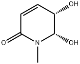 2(1H)-Pyridinone,5,6-dihydro-5,6-dihydroxy-1-methyl-,(5S,6S)-(9CI) Struktur