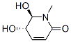 2(1H)-Pyridinone,5,6-dihydro-5,6-dihydroxy-1-methyl-,(5S,6R)-(9CI) Struktur