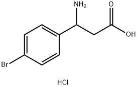 Benzenepropanoic acid, b-aMino-4-broMo-, hydrochloride Struktur