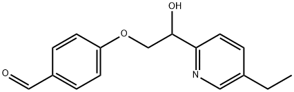 4-(2-(5-Ethylpyridin-2-yl)-2-hydroxyethoxy)benzaldehyde Struktur