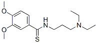 N-[3-(Diethylamino)propyl]-3,4-dimethoxybenzothioamide Struktur