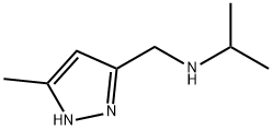 1H-Pyrazole-3-methanamine,  5-methyl-N-(1-methylethyl)- Struktur