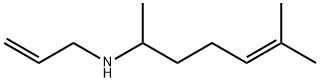 N-Allyl-6-methyl-5-hepten-2-amine Struktur