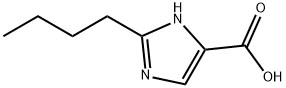 1H-Imidazole-4-carboxylicacid,2-butyl-(9CI) Struktur