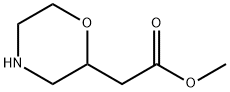 MORPHOLIN-2-YL-ACETIC ACID METHYL ESTER Struktur