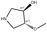 trans-4-methoxy-3-pyrrolidinol(SALTDATA: HCl) Struktur