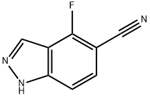 4-Fluoro-1H-indazole-5-carbonitrile Struktur