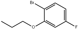 1-Bromo-4-fluoro-2-propoxybenzene Struktur