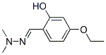 Benzaldehyde, 4-ethoxy-2-hydroxy-, dimethylhydrazone (9CI) Struktur