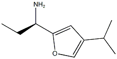 2-Furanmethanamine,alpha-ethyl-4-(1-methylethyl)-,(alphaR)-(9CI) Struktur